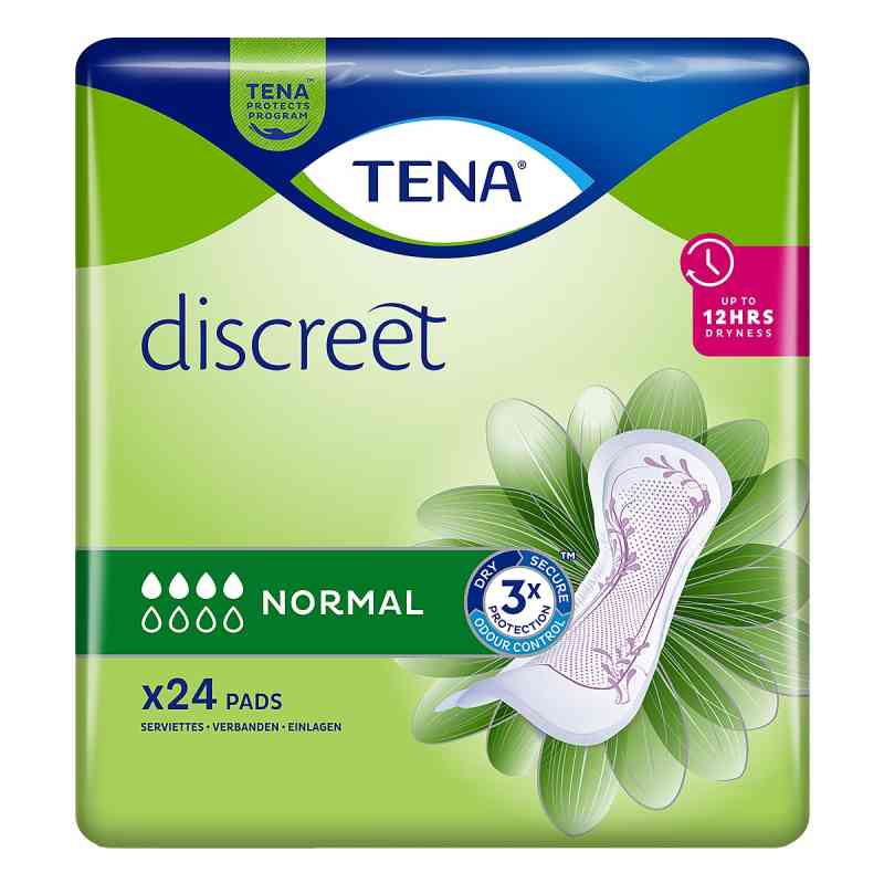 Tena Discreet Inkontinenz Einlagen Normal 24 stk von Essity Germany GmbH PZN 17981456
