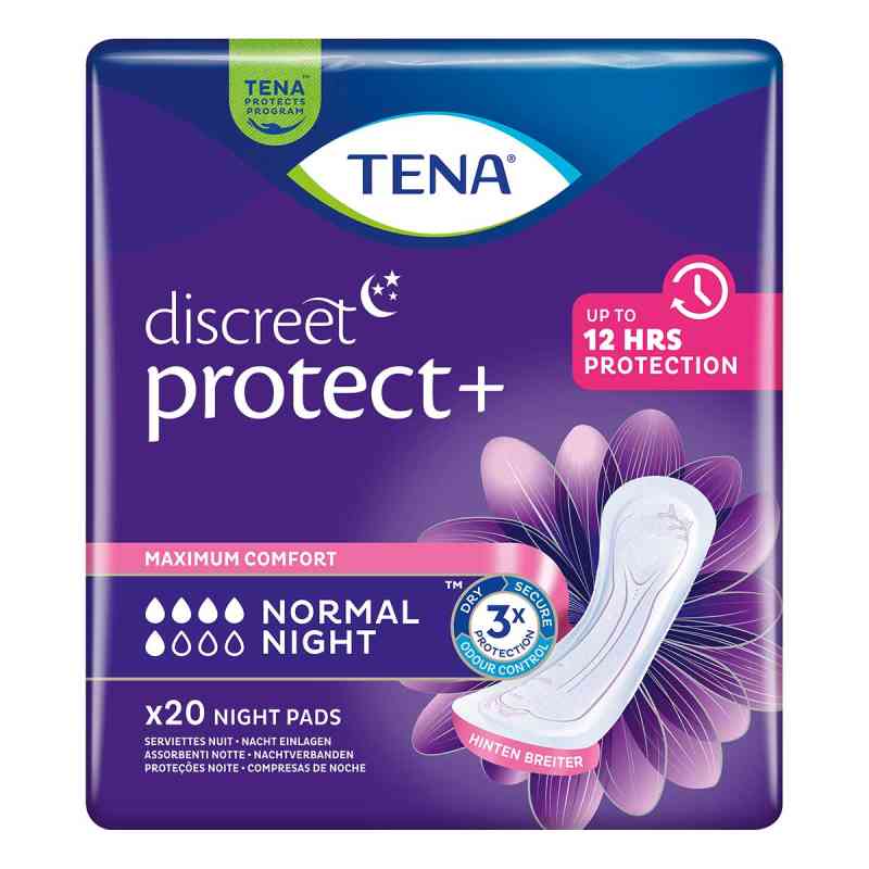 Tena Discreet normal night Einlagen 20 stk von Essity Germany GmbH PZN 16169617