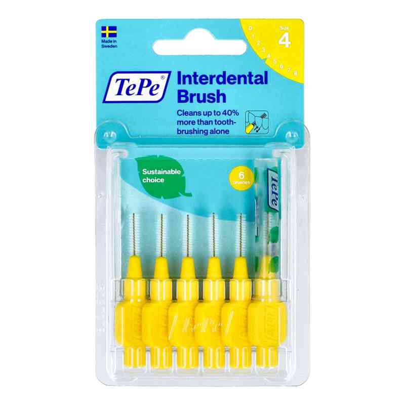 Tepe Interdentalbürste 0,7mm gelb 6 stk von TePe D-A-CH GmbH PZN 07641328
