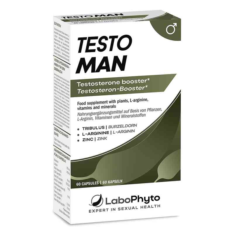 Testoman Kapseln 60 stk von LABOPHYTO SAS PZN 20512937