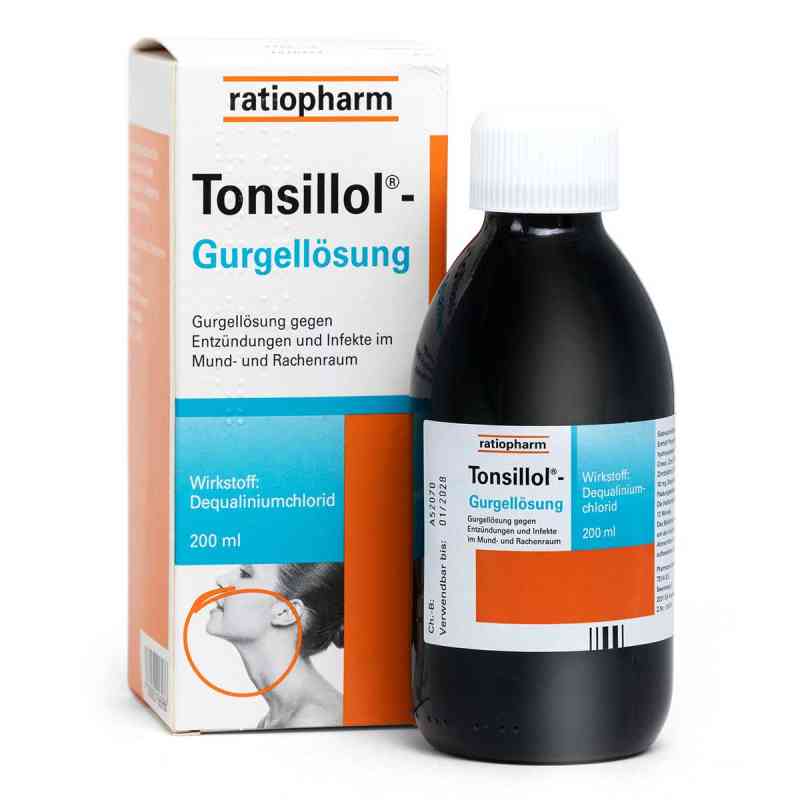 Tonsillol Gurgellösung 200 ml von RATIOPHARM ARZNEIMITTEL VERTRIEBS GMBH PZN 08200078