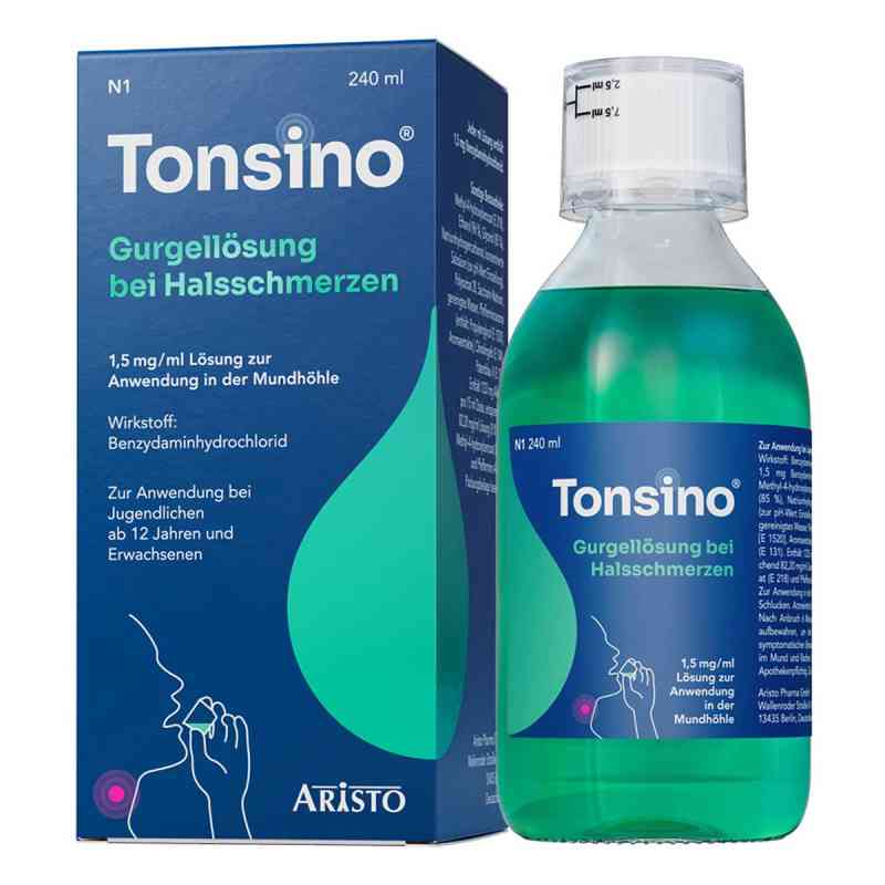 Tonsino Gurgellsung bei Halsschmerzen 240 ml