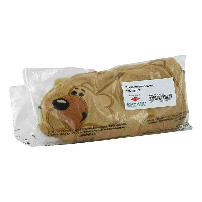 Traubenkern Kissen Grünspecht mit Bezug Bär 1 stk von Büttner-Frank GmbH PZN 13767097