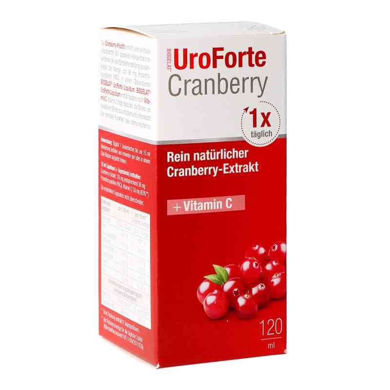 UroForte Cranberry Liquidum 120 ml von KWIZDA PHARMA GMBH PZN 08200364