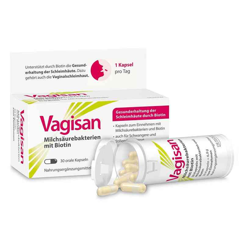 Vagisan Milchsäurebakterien mit Biotin Kapseln 30 stk von Dr. August Wolff GmbH & Co. KG Arzneimittel PZN 19335708