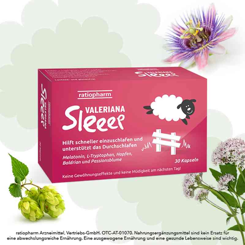 Valeriana Sleeep ratiopharm Kapseln 30 stk von RATIOPHARM ARZNEIMITTEL VERTRIEBS GMBH PZN 08200737