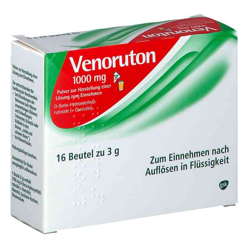 Venoruton 1000 mg Pulver zur Herstellung einer Lösung 16 stk von STADA ARZNEIMITTEL GMBH, OTC PZN 08200743