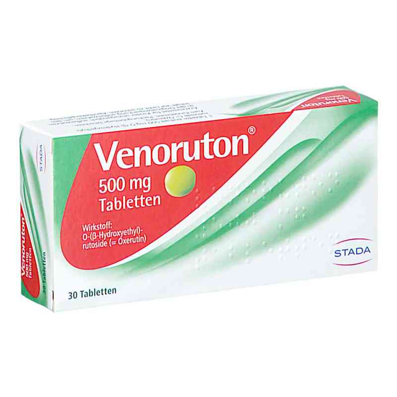 Venoruton 500 mg Tabletten 30 stk von STADA ARZNEIMITTEL GMBH, OTC PZN 08201294