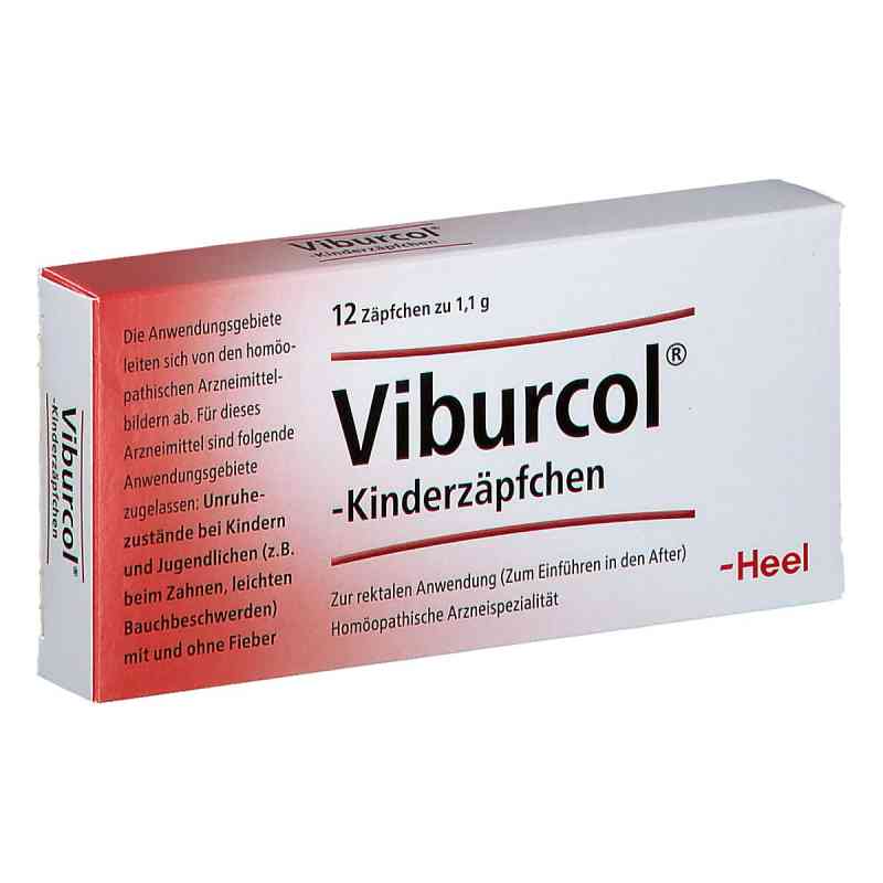 Viburcol Kinderzäpfchen 12 stk von SCHWABE AUSTRIA GMBH PZN 08200749