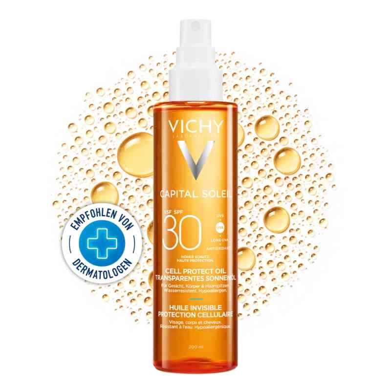 Vichy Capital Soleil Cell Protect Oil Lsf 30 200 ml von L'Oreal Deutschland GmbH Geschäftsbereich VICHY PZN 19504051