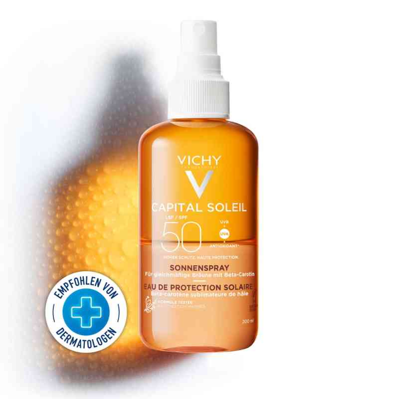 Vichy Capital Soleil Sonnenspray braun Lsf 50 200 ml von L'Oreal Deutschland GmbH PZN 15881549