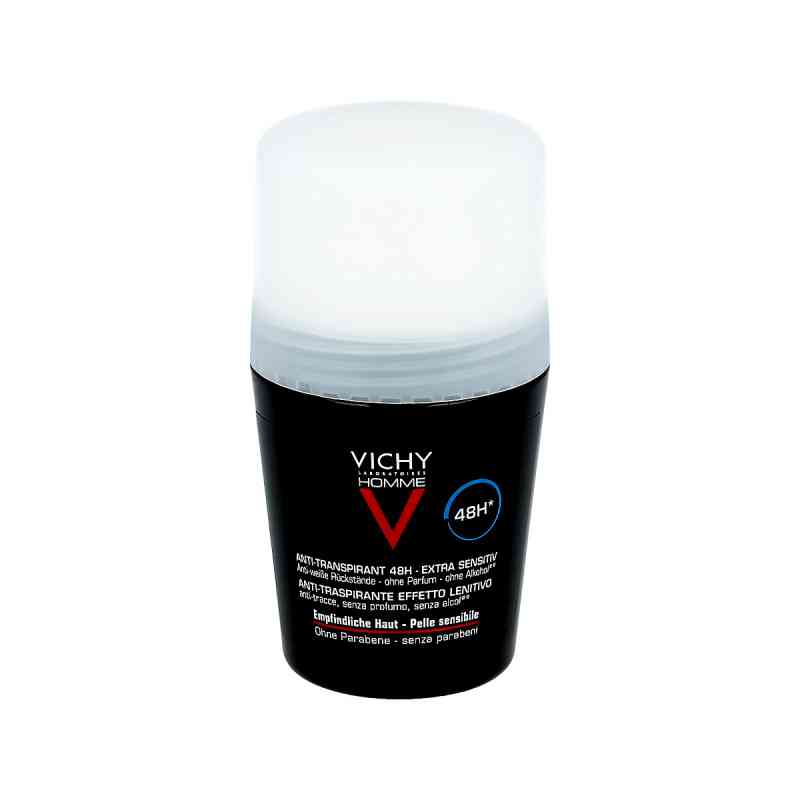 Vichy Homme Deo Roll on für sensible Haut 50 ml von L'Oreal Deutschland GmbH PZN 06712753