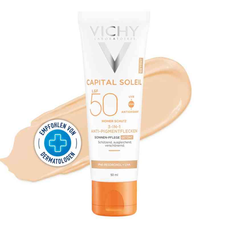 Vichy Ideal Soleil Anti Pigmentflecken Cr.lsf 50+ 50 ml von L'Oreal Deutschland GmbH PZN 12502698