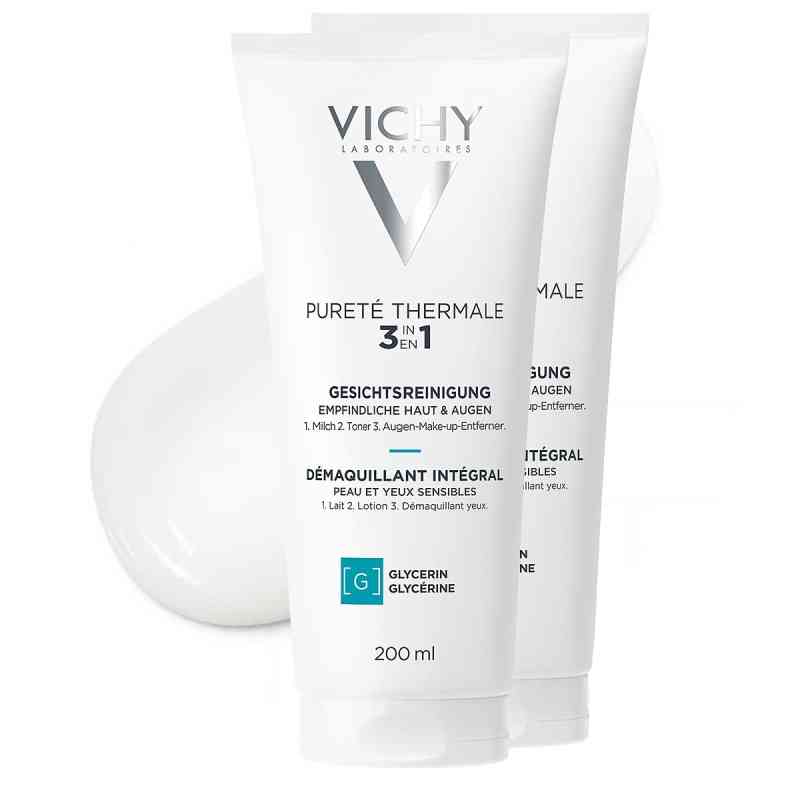 Vichy Purete Thermale 3 in 1 Gesichtsreinigung 2 x 200 ml von L'Oreal Deutschland GmbH Geschäftsbereich VICHY PZN 08100882