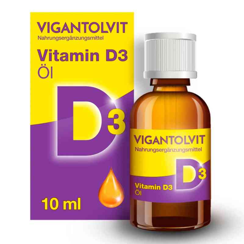 Vigantolvit Vitamin D3 Öl - 500 I.E. pro Tropfen 10 ml von WICK Pharma - Zweigniederlassung der Procter & Gam PZN 18192939