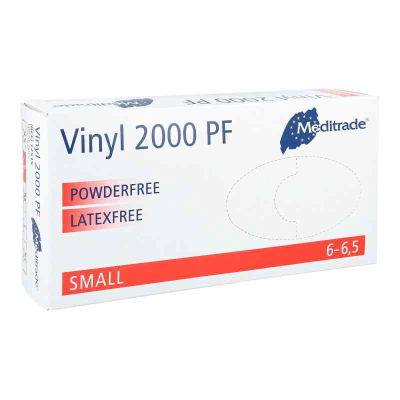 Vinyl 2000 Unters.handschuhe unsteril puderf.Gr.S 100 stk von Meditrade GmbH PZN 02243913