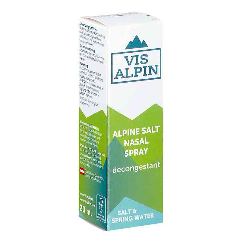 VIS ALPIN Alpensalz Schnupfenspray 20 ml von SIGMAPHARM ARZNEIMITTEL GMBH PZN 08201128