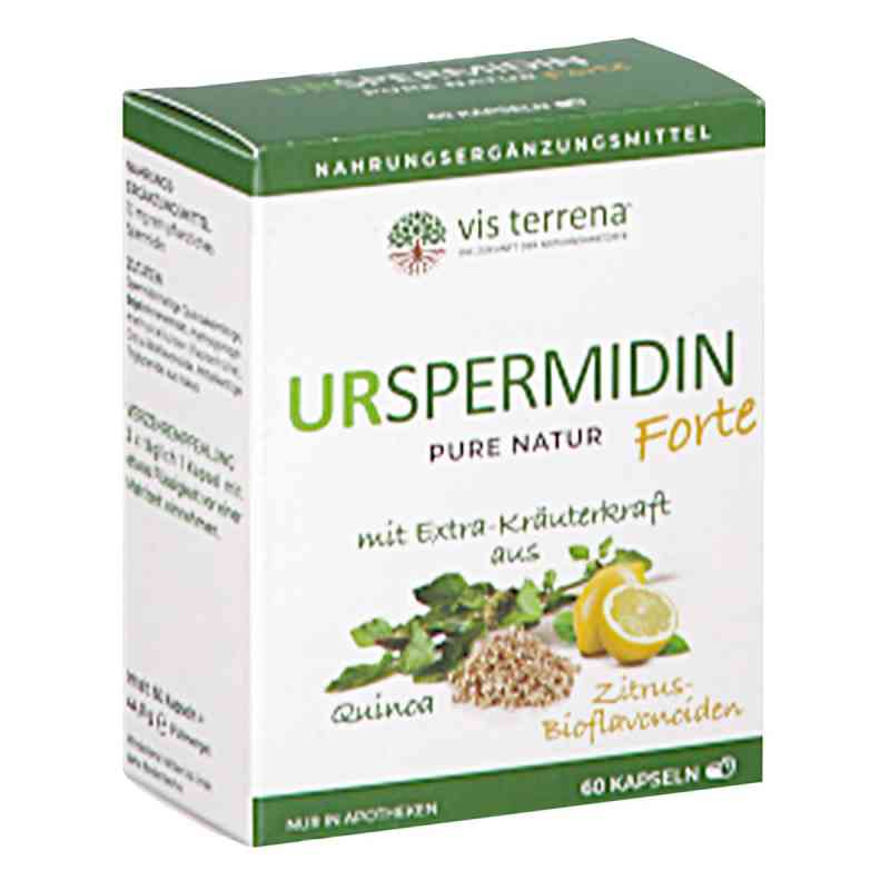 vis terrena Urspermidin forte Kapseln 60 stk von NUTROPIA PHARMA GMBH PZN 08202052