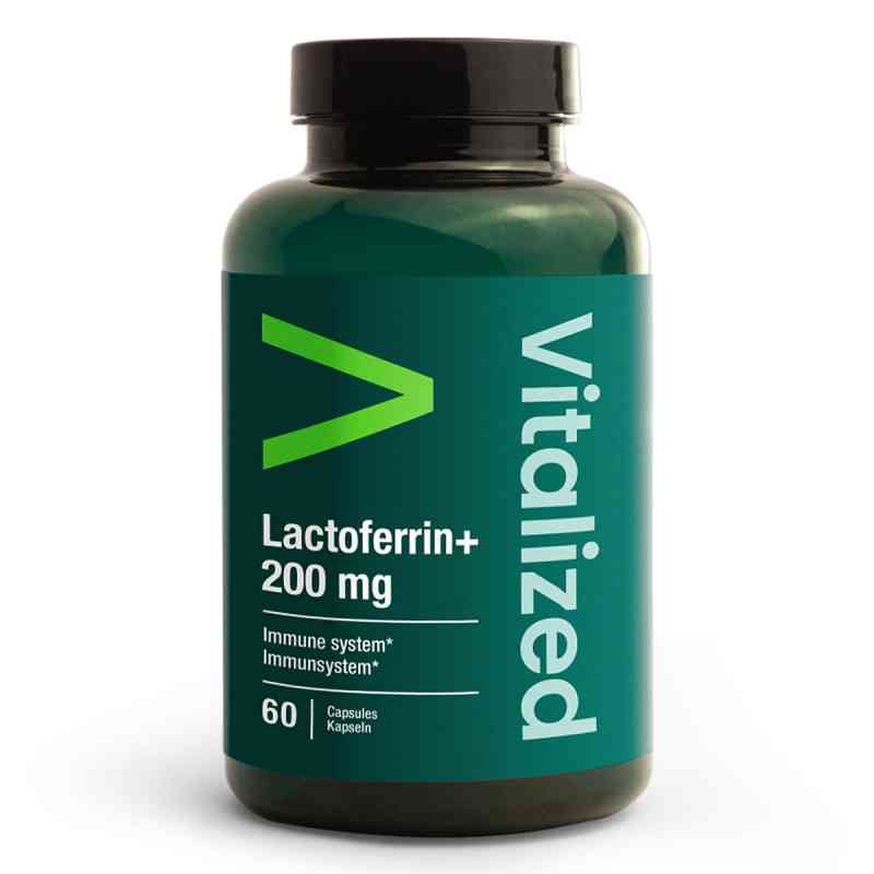 Vitalized Lactoferrin+ 200 mg Kapseln 60 stk von Vitalized B.V. PZN 19636858