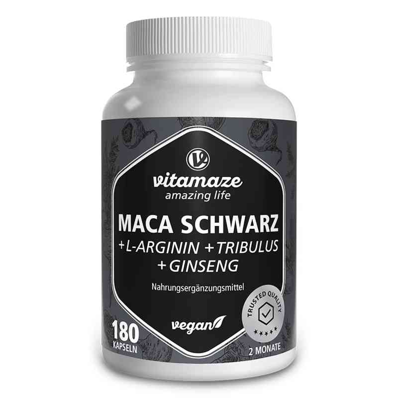 Vitamaze Maca Schwarz + L-Arginin + Tribulus + Ginseng Komplex K 180 stk von Vitamaze GmbH PZN 20170879
