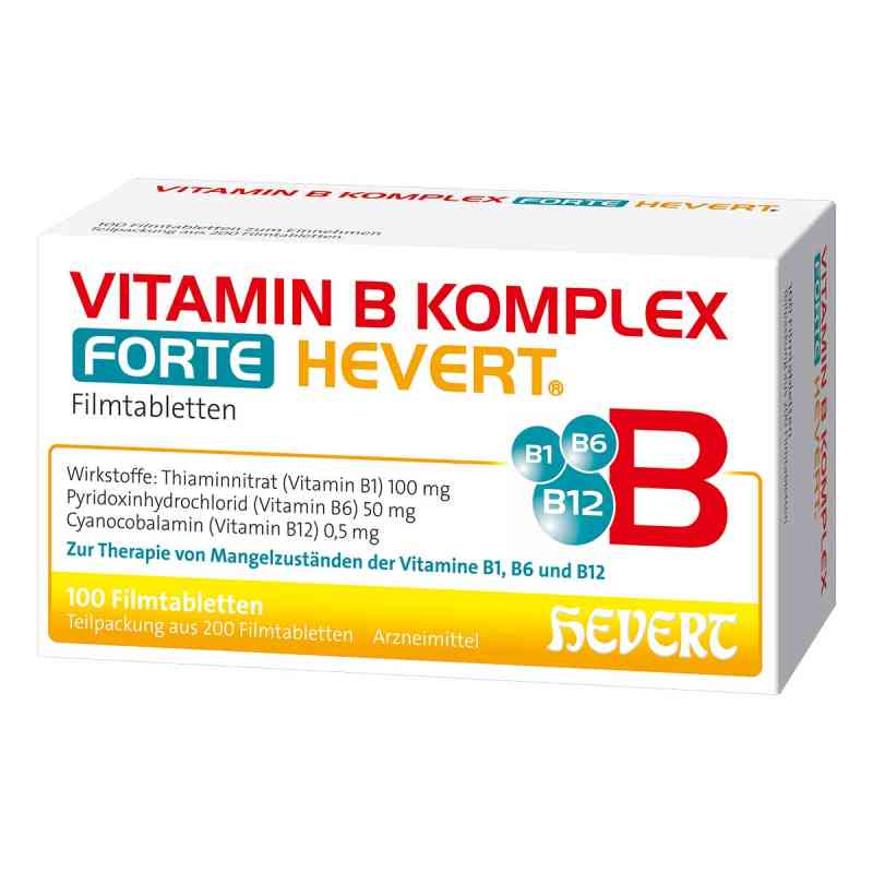 Vitamin B Komplex forte Hevert Tabletten 200 stk von Hevert-Arzneimittel GmbH & Co. KG PZN 05003960