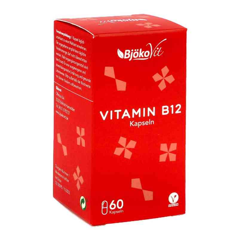 Vitamin B12 Vegan Kapseln 1000 [my]g Methylcobalam 60 stk von BjökoVit PZN 14439969