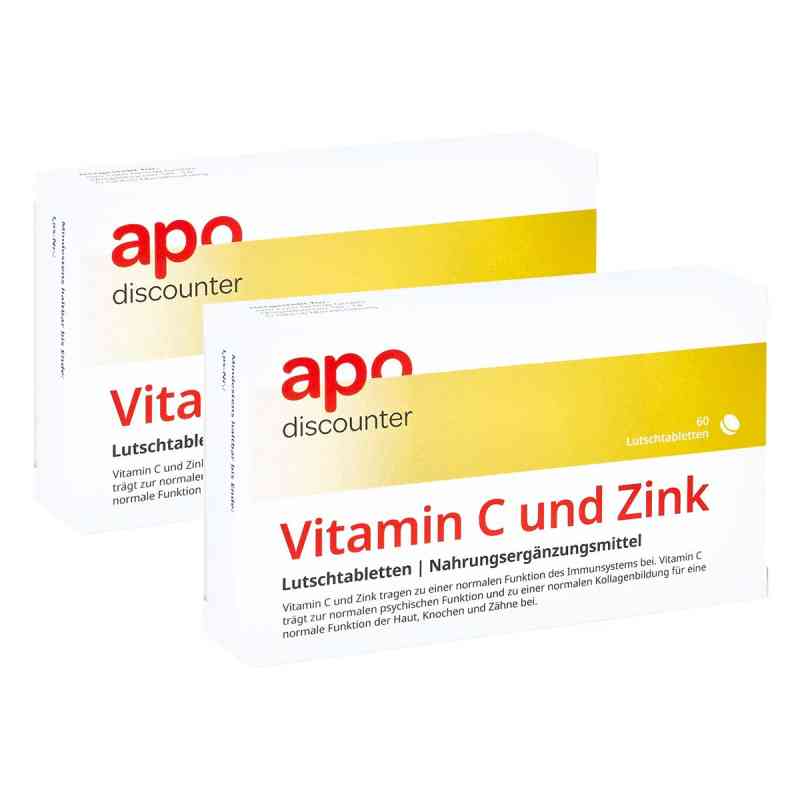 Vitamin C und Zink Lutschtabletten von apodiscounter 2x60 stk von apo.com Group GmbH PZN 08101852