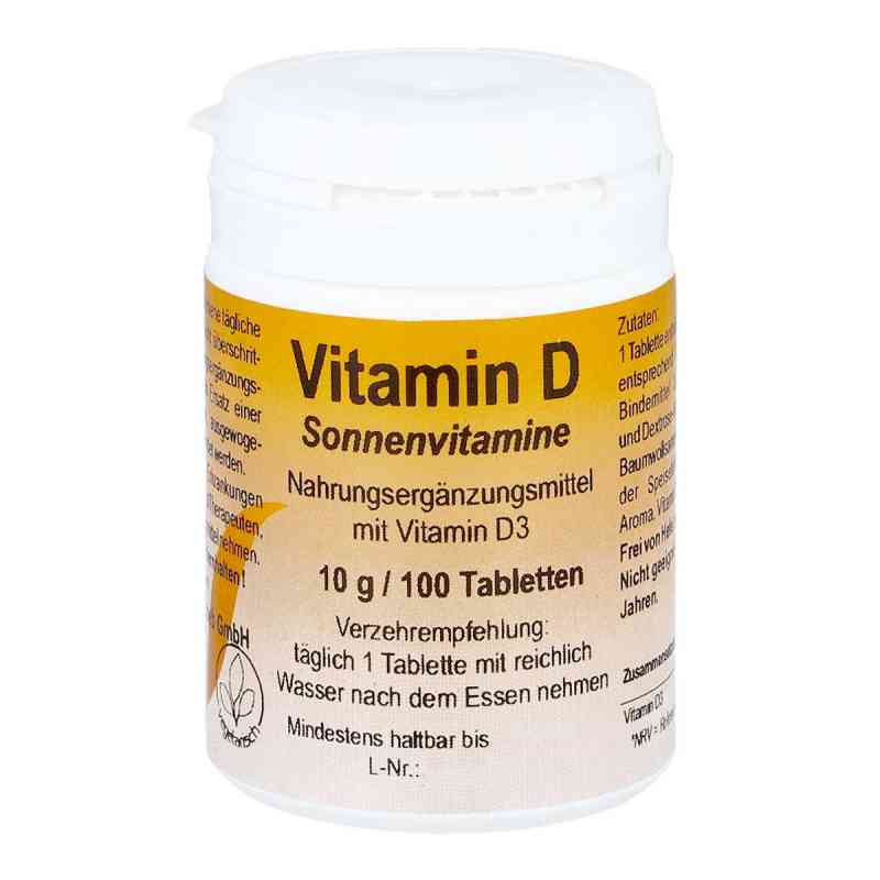 Vitamin D1000 Sonnenvitamine Tabletten 100 stk von merosan Diätvertrieb GmbH PZN 12473850
