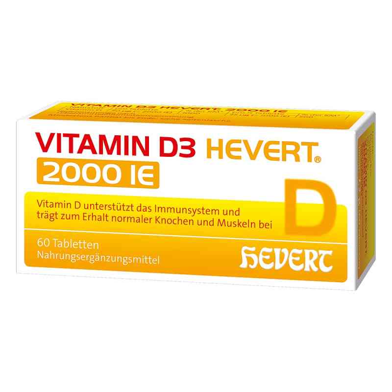Vitamin D3 Hevert 2.000 I.E. Tabletten 60 stk von Hevert-Arzneimittel GmbH & Co. KG PZN 11116697