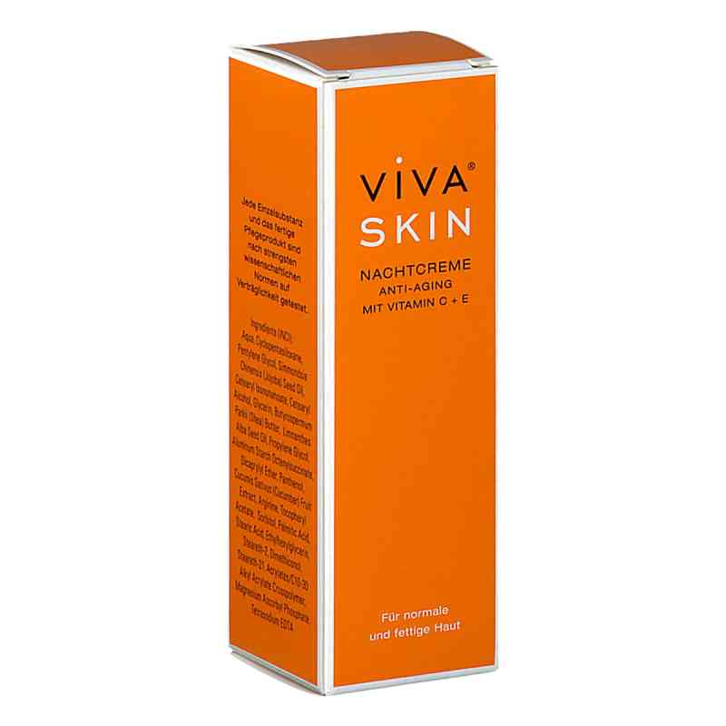 VIVA SKIN Anti Aging Nachtcreme normale und fettige Haut 50 ml von BELLAMEDICA PRODUKTIONS- U.VERTRIEBSGMBH PZN 08201183