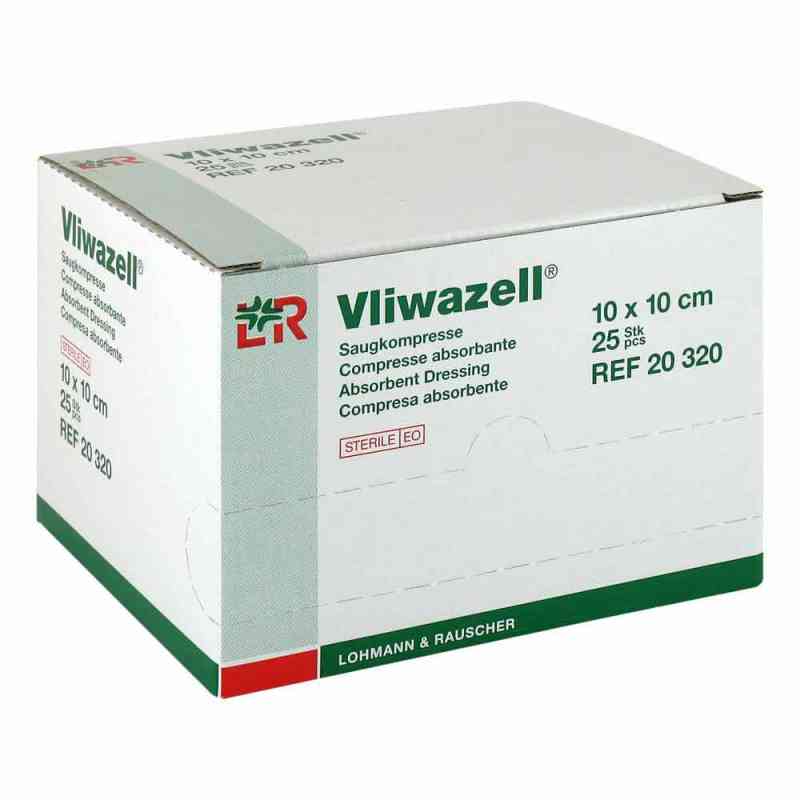 Vliwazell Saugkompressen 10x10 cm steril 25 stk von Lohmann & Rauscher GmbH & Co.KG PZN 00809575