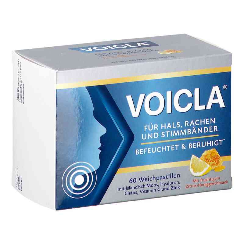 VOICLA Zitrone Honig Weichpastillen 60 stk von SANOVA PHARMA GESMBH, OTC PZN 08201805