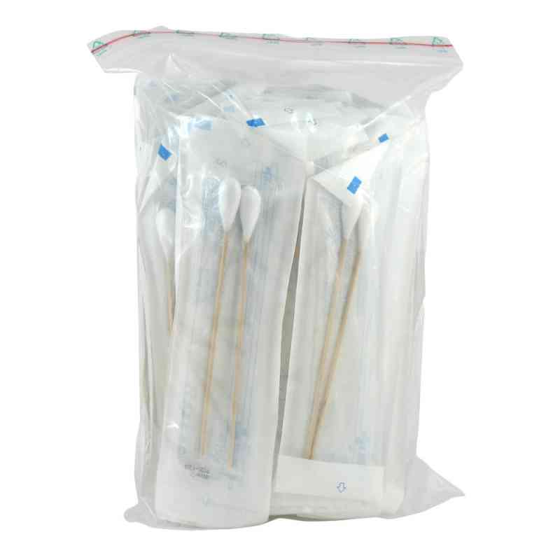 Wattestäbchen Holz 15 cm grosser Kopf steril 50X2 stk von Dr. Junghans Medical GmbH PZN 01525265