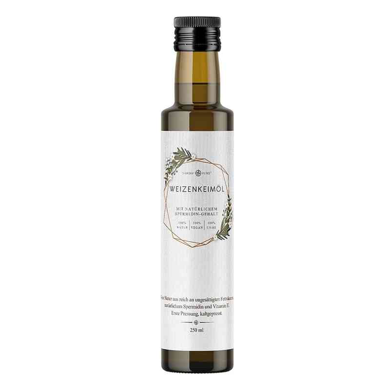 Weizenkeimöl Kaltgepresst Spermidin Nordic Pure 250 ml von Mediakos GmbH PZN 20094977