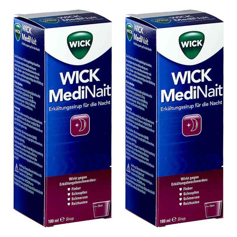 WICK MediNait Erkältungssirup für die Nacht 2x180 ml von KREY+VIGENER PZN 08103216