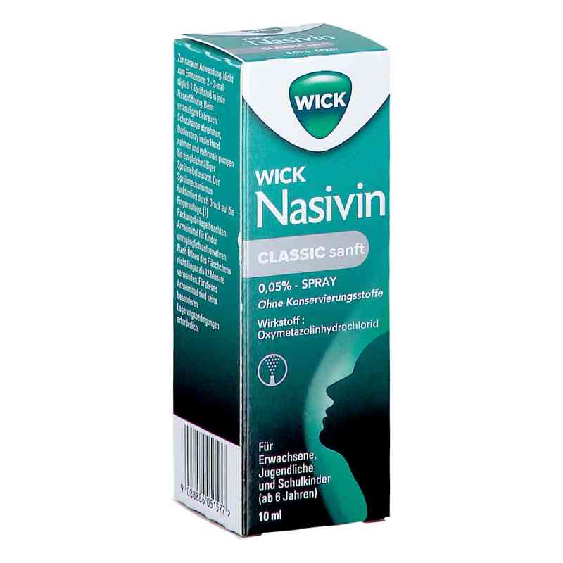 WICK Nasivin Classic sanft 0,05% Nasenspray 10 ml von PROCTER & GAMBLE GMBH PZN 08202430