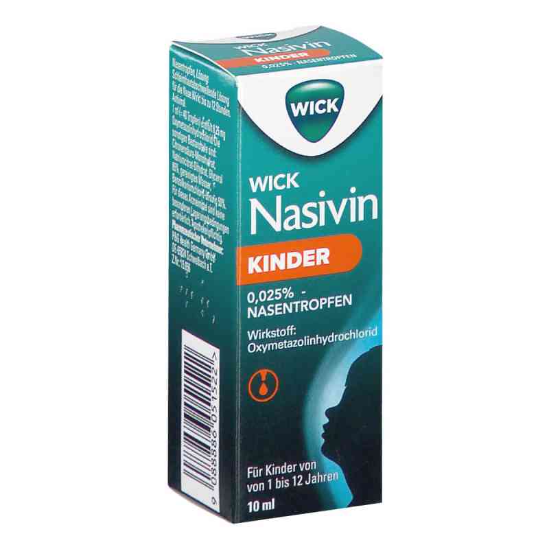 WICK Nasivin Kinder 0,025% Nasentropfen 10 ml von PROCTER & GAMBLE GMBH PZN 08202468