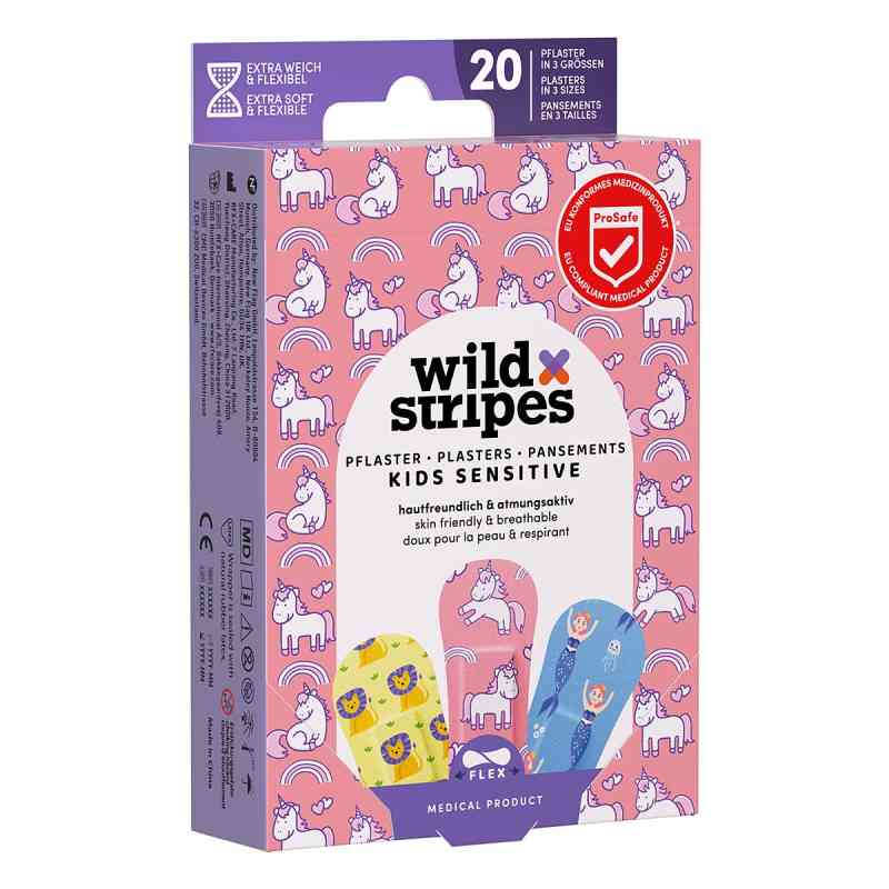 Wild Stripes Kids Sensitive Fantasy Int Pflaster 20 stk von New Flag GmbH PZN 19175788