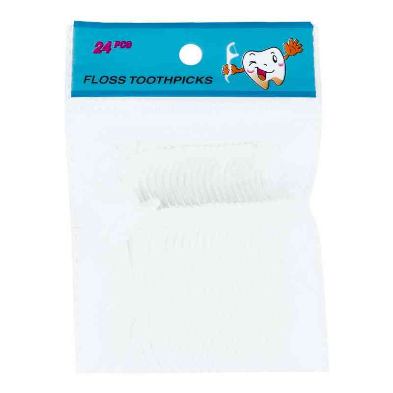 Zahnseidensticks Zahnstocher mit Zahnseide 24 stk von Megadent Deflogrip Gerhard Reeg  PZN 11714688