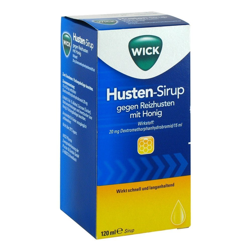 WICK Husten-Sirup gegen Reizhusten mit Honig 120 ml