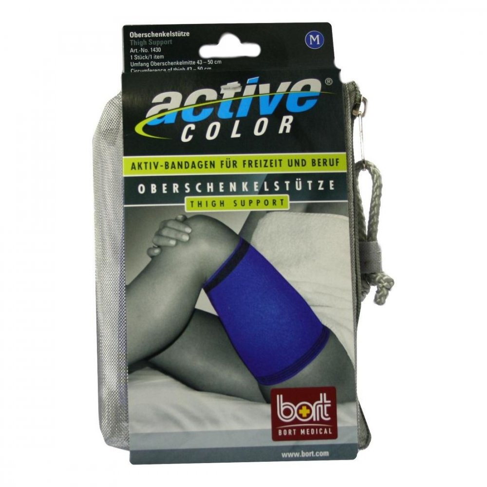 Bort Activecolor Oberschenkelstütze medium blau 1 stk