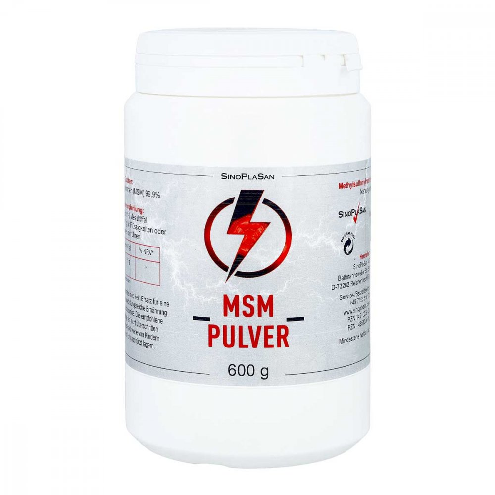 Msm Pulver Pur 99,9% Methylsulfonylmethan 600 g