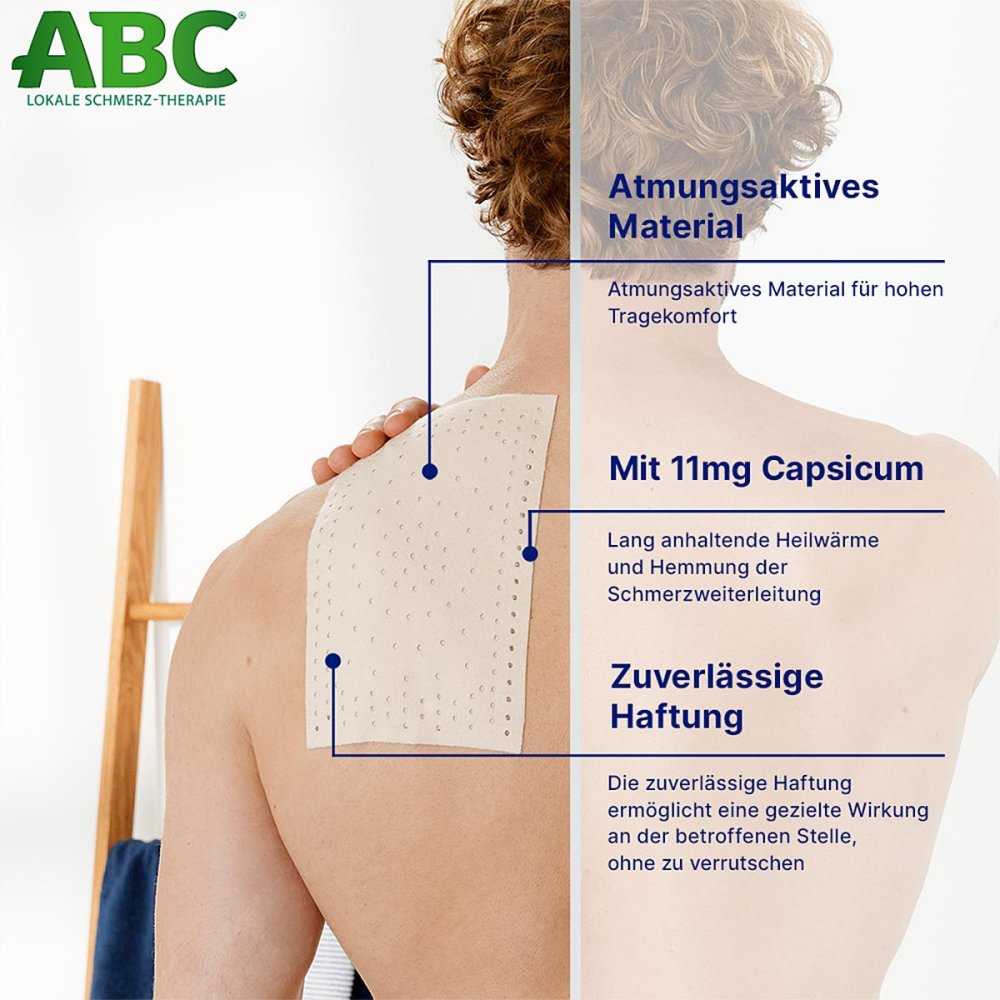 ABC Wärme-Pflaster Capsicum Hansaplast Med 14x22 1 St - Phytotherapie