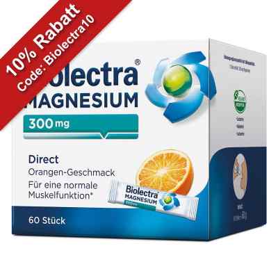 Biolectra Magnesium 300 mg Direct Orange 60 stk von HERMES Arzneimittel GmbH PZN 09617328