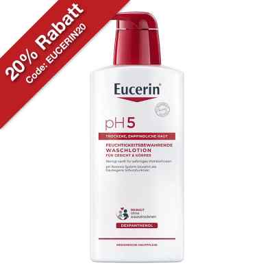 Eucerin pH5 Waschlotion mit Pumpe empfindliche Haut 400 ml von Beiersdorf AG Eucerin PZN 13889222