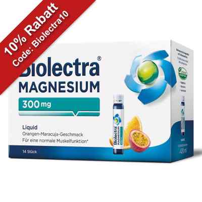Biolectra Magnesium 300 mg Liquid 14 stk von HERMES Arzneimittel GmbH PZN 13986563