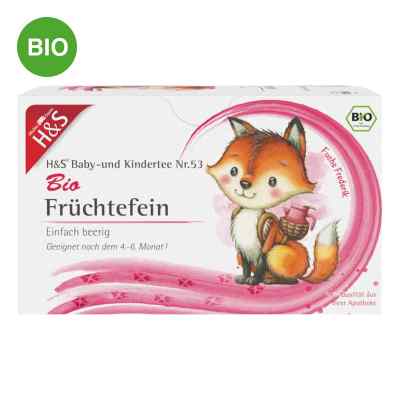 H&s Bio Baby- und Kindertee Früchtefein Filterbeutel