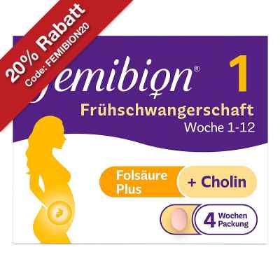 Femibion 1 Frühschwangerschaft Tabletten 28 stk von WICK Pharma - Zweigniederlassung der Procter & Gam PZN 15199964
