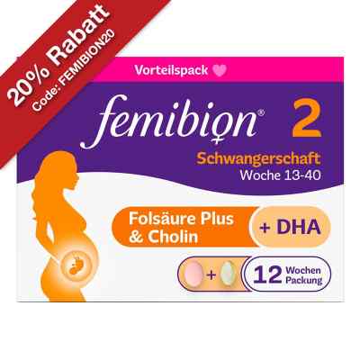 Femibion 2 Schwangerschaft Tabletten 2X84 stk von WICK Pharma - Zweigniederlassung der Procter & Gam PZN 15200029