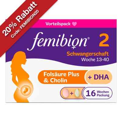 Femibion 2 Schwangerschaft Tabletten 2X112 stk von WICK Pharma - Zweigniederlassung der Procter & Gam PZN 15200035